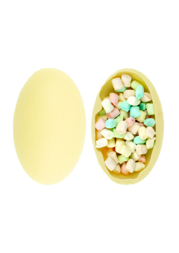 Chocolate Bomb Egg biała z piankami marshmallow
