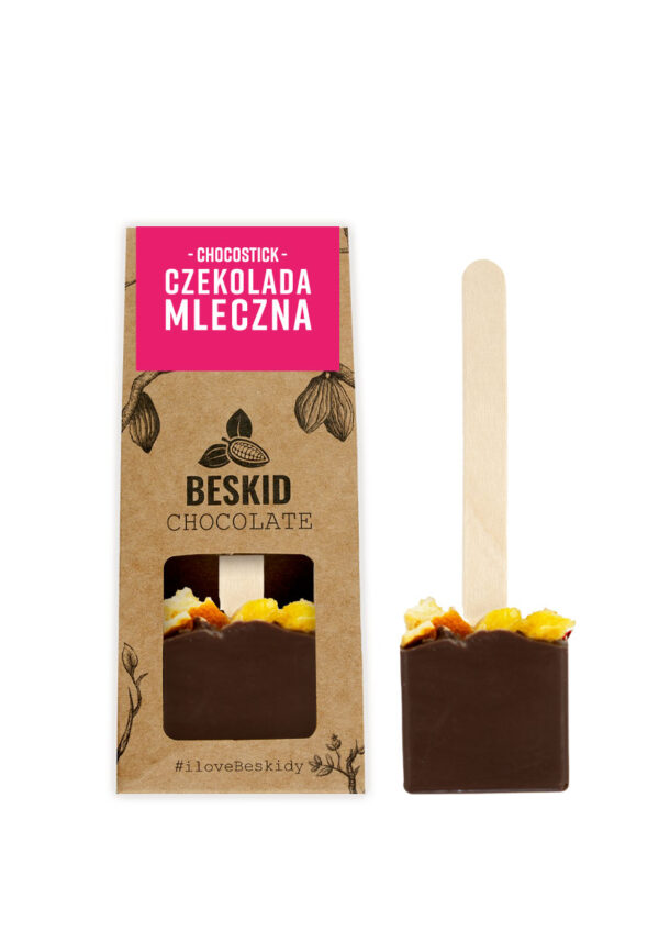 Chocostick z czekolady mlecznej z pomarańczą 45g