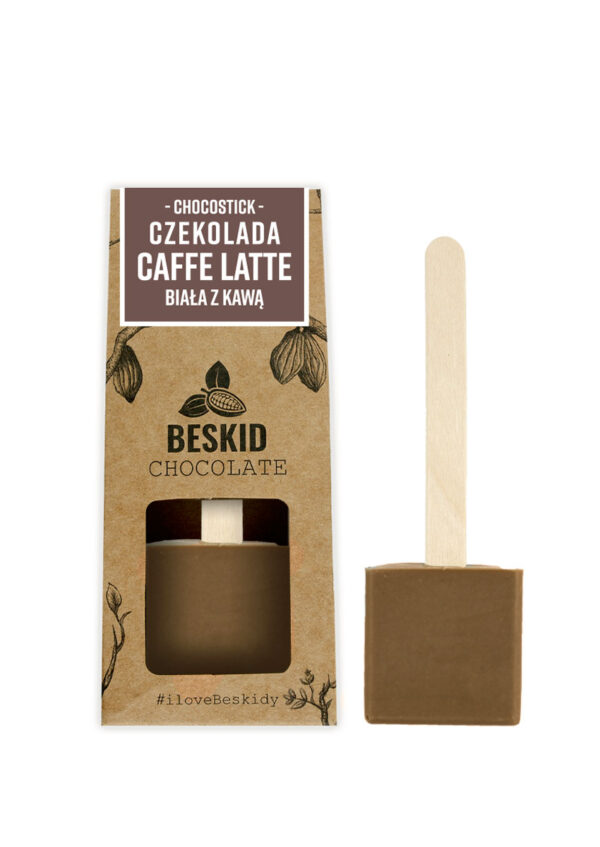Chocostick Caffe Latte z czekolady białej z kawą