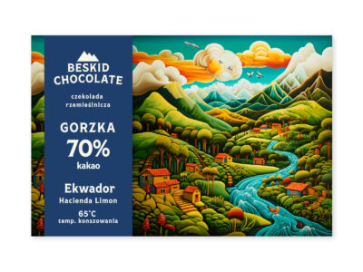 Czekolada gorzka Ekwador Hacienda Limon 70% wysoka temperatura konszowania