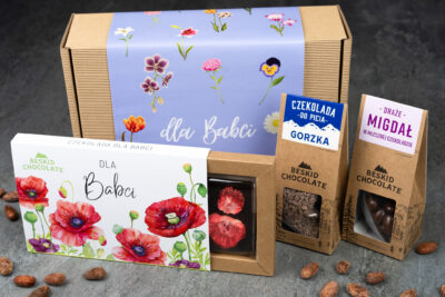 Prezent DLA BABCI czekolada i draże