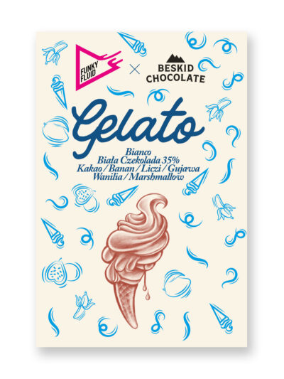 Czekolada biała 35% Funky Fluid Gelato Bianko
