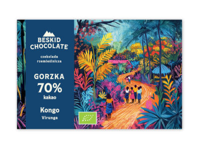 Czekolada gorzka Kongo Virunga 70%