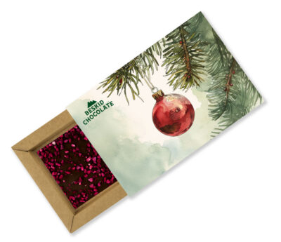 Boże Narodzenie - Czekolada mleczna z malinami