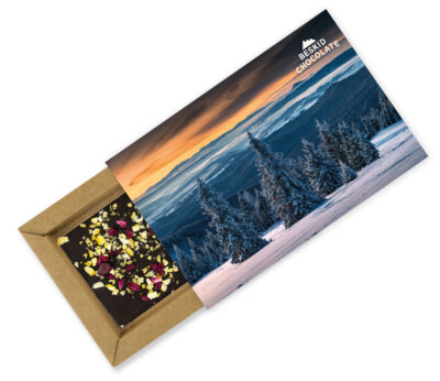 Czekolada Beskidzka - gorzka z granatem i pomarańczą