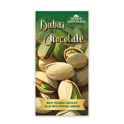 Dubajska czekolada z pistacjami biała pistacjowa - Dubai Chocolate