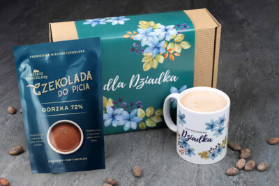 Prezent DLA DZIADKA kubek i czekolada do picia