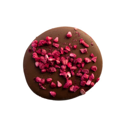 Medalion - czekolada mleczna z malinami 17 g