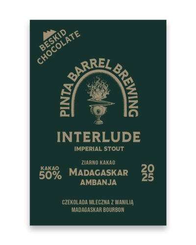 Czekolada Interlude Madagaskar Ambanja 50% darkmilk z wanilią