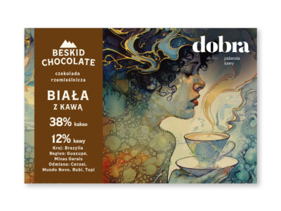 Czekolada biała z kawą Brazylia 38/12 Dobra