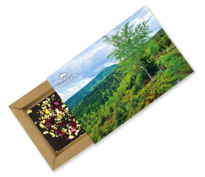 Czekolada Beskidzka lato - gorzka z granatem i pomarańczą