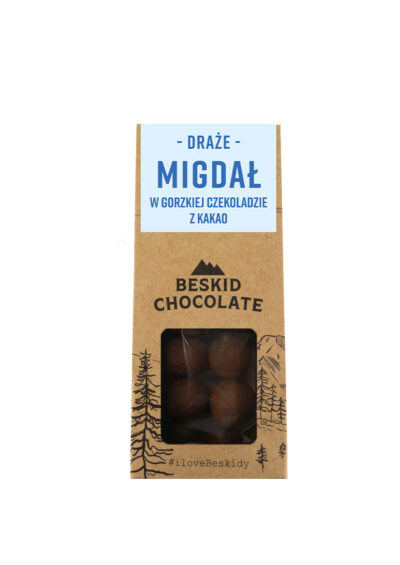 Migdał w gorzkiej czekoladzie w kakao