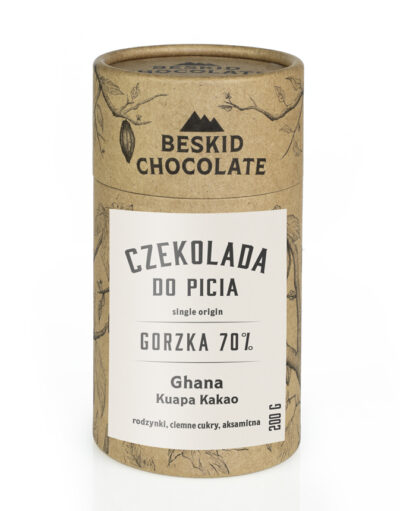 Czekolada do picia gorzka 70% Ghana Kuapa Kakao 200g