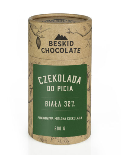 Beskid biała czekolada do picia 32% 200g tuba