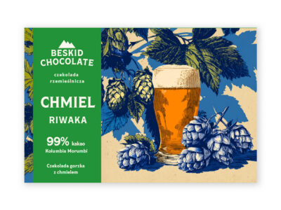 Czekolada gorzka 99% z chmielem RIWAKA