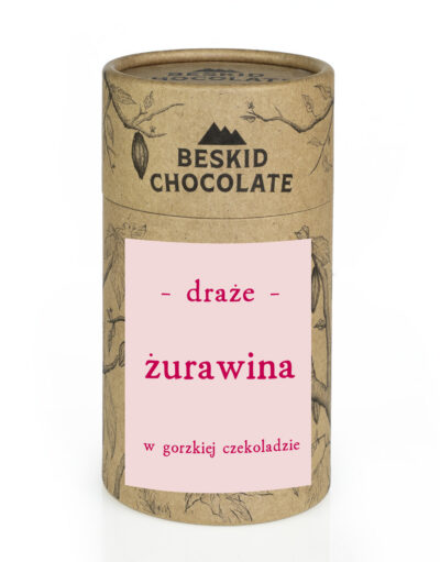 Draże żurawina w gorzkiej czekoladzie 160 g