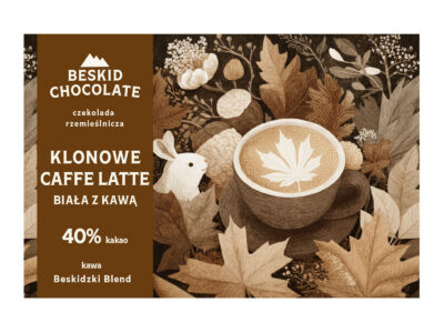 Czekolada biała z kawą Klonowe Caffe Latte
