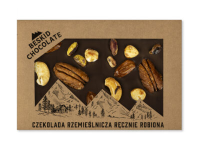 Czekolada gorzka z miksem orzechów